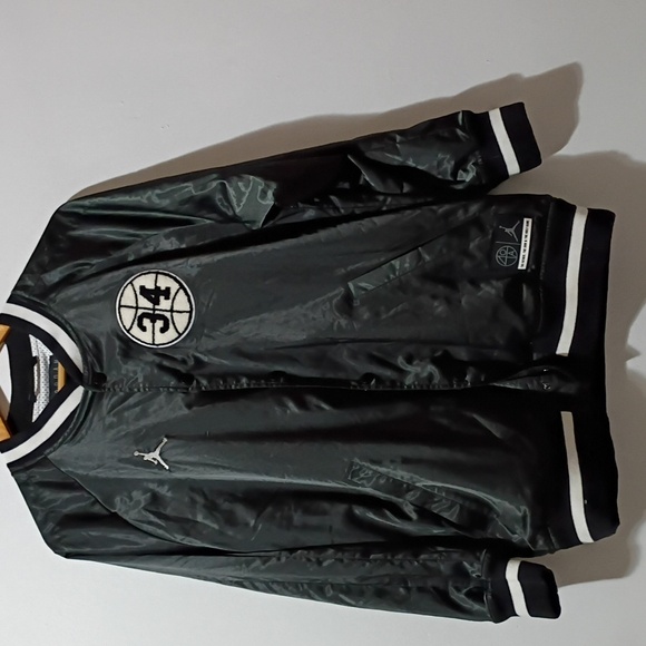 Jordan Air Jordan Sportswear He Got Game Satin Jacket 'Black” Size Large - Picture 4 of 9